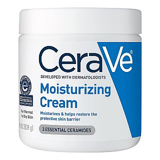 Best Seller: CeraVe Moisturizing Cream, Body and Face Moisturizer for Dry Skin, Body Cream with Hyaluronic Acid and Ceramides