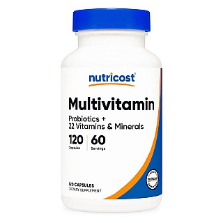 Best Seller: Nutricost Multivitamin with Probiotics 120 Vegetarian Capsules