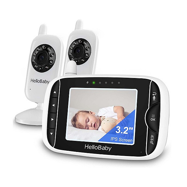 Best Seller: HelloBaby Baby Monitor with 2 Cameras